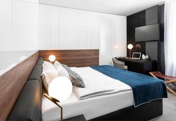 Фото номера Двухместный номер с 1 кроватью Отель Hotel Del Corso г. Тимишоара 6