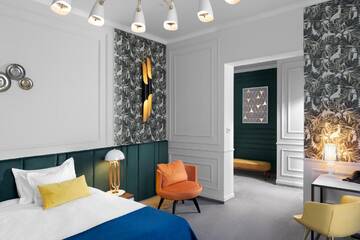 Фото номера Представительский двухместный номер с 1 кроватью Отель Hotel Del Corso г. Тимишоара 5