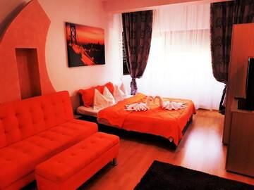 Фото номера Апартаменты-студио (для 2 взрослых) Гостевой дом Pensiunea Red Rose Apartments г. Тимишоара 17