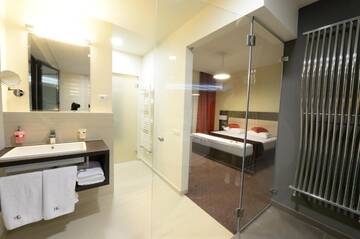 Фото номера Люкс с 1 спальней Отель Hotel Galaxy г. Тимишоара 14