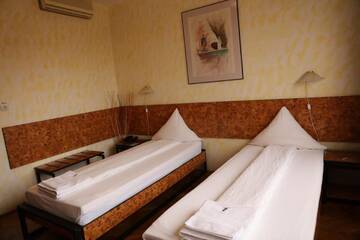 Фото номера Стандартный двухместный номер с 2 отдельными кроватями Отель Hotel Central г. Тимишоара 2