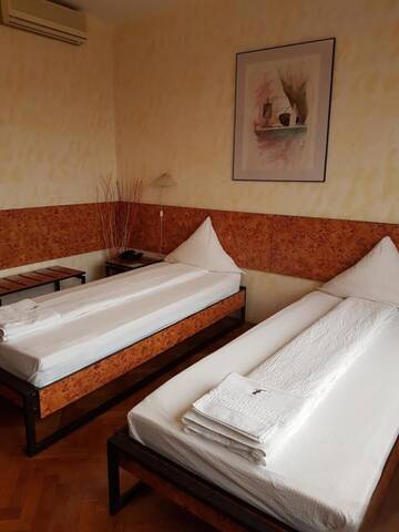 Фото номера Стандартный двухместный номер с 2 отдельными кроватями Отель Hotel Central г. Тимишоара 4