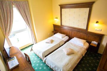 Фото номера Двухместный номер с 1 кроватью или 2 отдельными кроватями Отель Hotel Casa De La Rosa г. Тимишоара 2