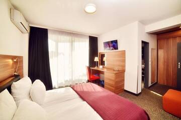 Фото номера Двухместный номер с 1 кроватью Отель Hotel President г. Тимишоара 14