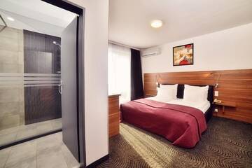 Фото номера Двухместный номер с 1 кроватью Отель Hotel President г. Тимишоара 12