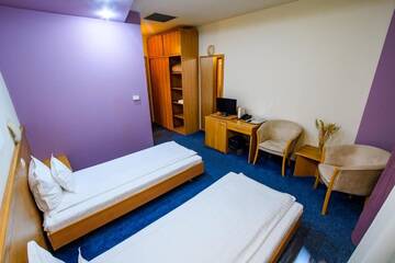 Фото номера Двухместный номер с 1 кроватью или 2 отдельными кроватями Отель Hotel Torontal г. Тимишоара 11