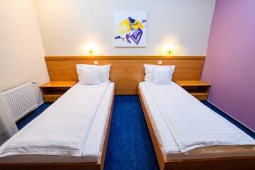 Фото номера Двухместный номер с 1 кроватью или 2 отдельными кроватями Отель Hotel Torontal г. Тимишоара 3